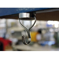 MAUL Neodym-Magnet mit Karussell-Haken, Haftkraft: 50 kg