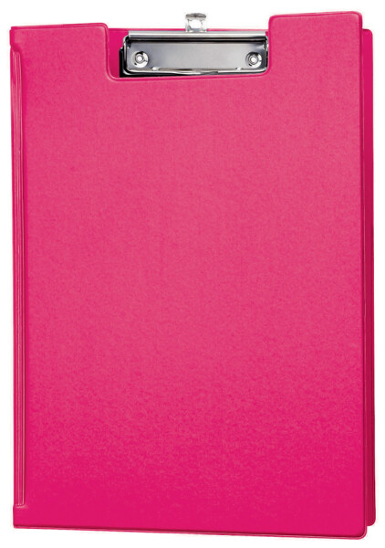 MAUL Klemmbrett-Mappe mit Folienüberzug, DIN A4, pink