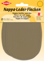 KLEIBER Nappa-Lederflecken oval, 100 x 125 mm, beige