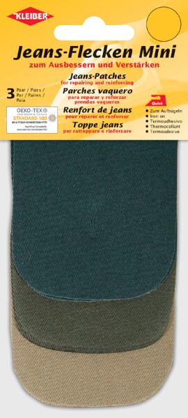 KLEIBER Jeans-Flecken Mini, Sortierung 2, 90 x 70 mm, farbig