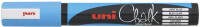 uni-ball Kreidemarker Chalk marker PWE5M, blau metallic