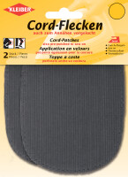 KLEIBER Cord-Flecken, 135 x 100 mm, hellgrau