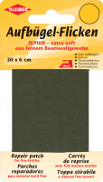 KLEIBER Zephir-Aufbügel-Flicken, 300 x 60 mm, khaki
