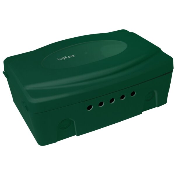 LogiLink Au&szlig;en-Elektronikbox, wetterfest, IP54, gr&uuml;n