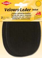 KLEIBER Velour-Aufbügelflecken oval, 100 x...