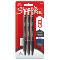 Sharpie Gelschreiber S-GEL, 0,7 mm, schwarz, 3er Blister