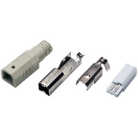 LogiLink USB 2.0 Steckverbinder, USB-B Stecker,...