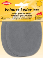 KLEIBER Velour-Aufbügelflecken oval, 100 x 130...