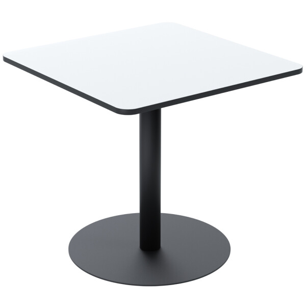 PAPERFLOW Bistrotisch Mezzo, (B)800 x (T)600 mm, weiß