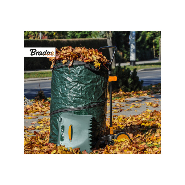 Bradas Fahrbarer Laubsammler multibin, faltbar, 160 Liter