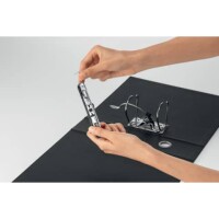 LEITZ Qualitäts-Ordner 180° Recycle, A4, , 8cm, schwarz