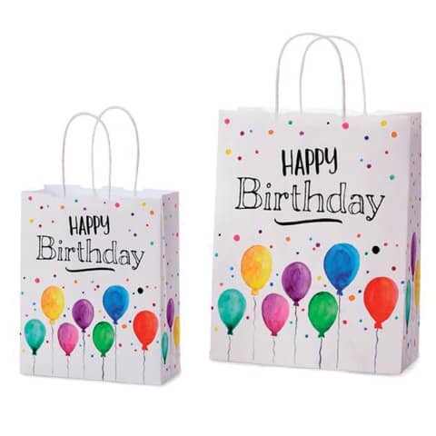 La Vida Geschenktragetasche Happy Birthday 22x18x8cm Für dich