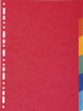 EXACOMPTA Karton-Register, DIN A4 Überbreite, 12-teilig