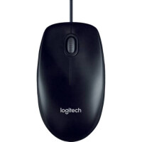Logitech Maus M90, kabelgebunden, 3 Tasten, schwarz