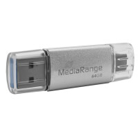 MEDIARANGE USB Stick 3.1+TypeC 2in1, 64 GB 00124163 MR937