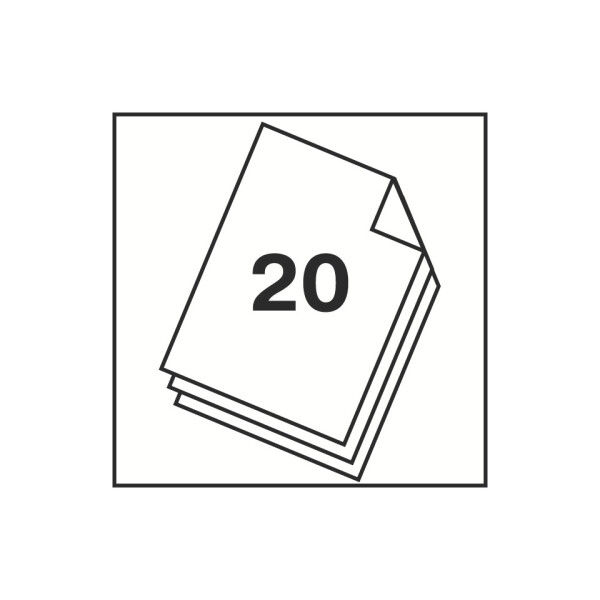 EDITION DÜRER Zeichenblock, A4, 100g m², 20 Blatt 040420000