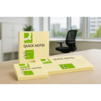 Q-CONNECT Haftnotizblock Quick Notes, 100 Blatt, 1...