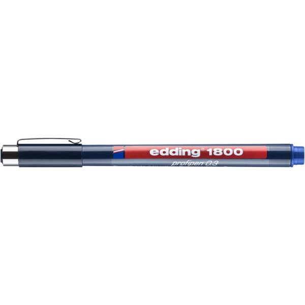 EDDING Pr&auml;zisionsfeinschreiber 1800, 0,35mm, blau 1800-03-003