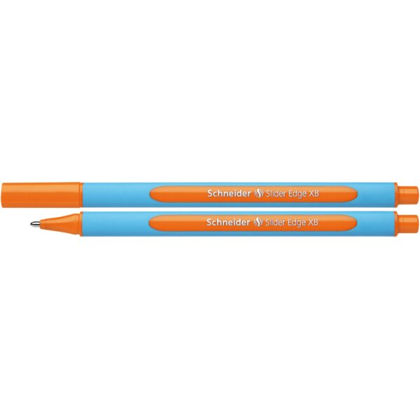 SCHNEIDER Kugelschreiber Slider Edge, Kappenmodell, XB, orange, Schaftfarbe: cyan-orange 50-152206
