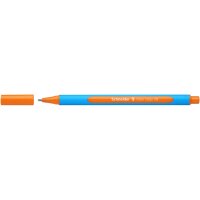 SCHNEIDER Kugelschreiber Slider Edge, Kappenmodell, XB, orange, Schaftfarbe: cyan-orange 50-152206