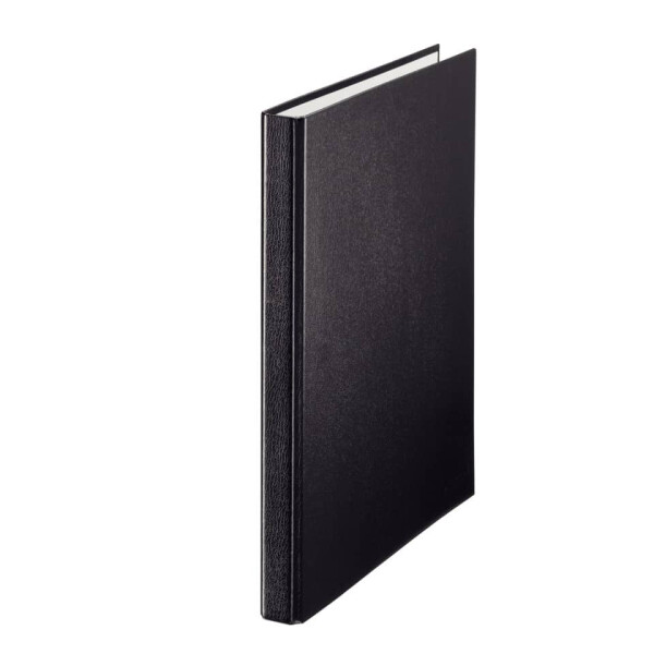 LEITZ Ringbuch Standard, A4, PP, 2 Ringe, 16 mm, schwarz 4209-00-95