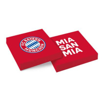 FC Bayern Motivserviette 3 MIA SAN MIA 33cm