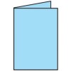 RÖSSLER Briefkarte Coloretti B6 HD himmelblau 5 Stück