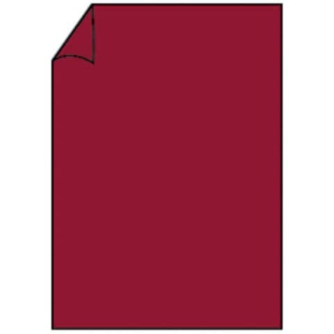 RÖSSLER Blatt Coloretti, A4, 80g m², 10 Stück, rosso