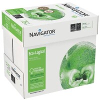 Navigator Kopierpapier Eco-Logical, A4, 75g m², 500 Blatt, weiß