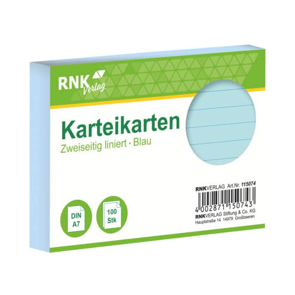 RNK-Verlag Lohnkontokarte 3898 DIN A4 quer 190g/m² Karteikarton rosa 10 Stück 