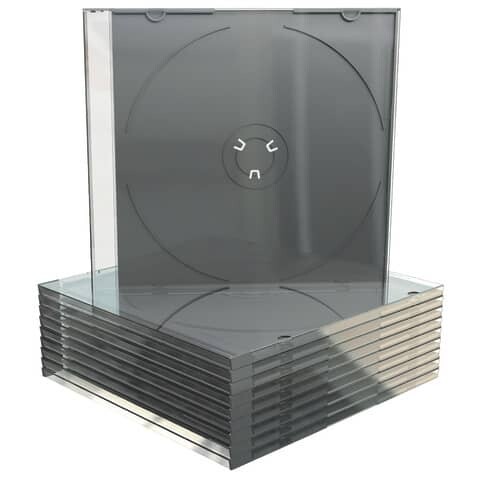 MediaRange CD Hüllen Slim 50 Stück schwarz