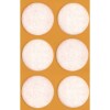 AVERY Zweckform Filzgleiter, Filz, weiß, Ø 35 mm, 6 Aufkleber