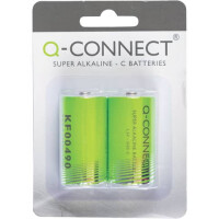 Q-Connect Super Alkaline Batterie Baby LR14 C 1,5V 2...