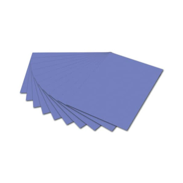 folia Tonpapier 130g m² 10 Stück. veilchenblau 70cm 50cm 6737E