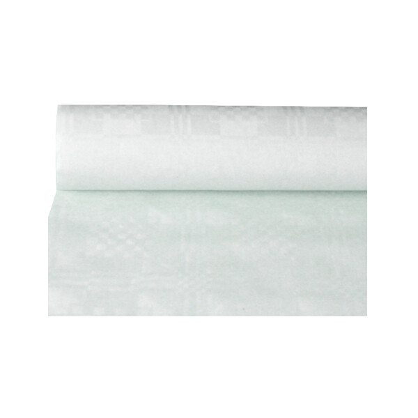 PAPSTAR Damast-Tischtuch, (B)1,0 x (L)50 m, weiß