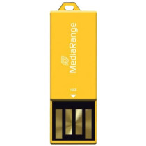 MediaRange USB Stick 2,0 ClipOn gelb MEDIA RANGE 16GB