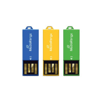 MEDIARANGE USB Stick 2.0 ClipOn, 16 GB, gelb MR976