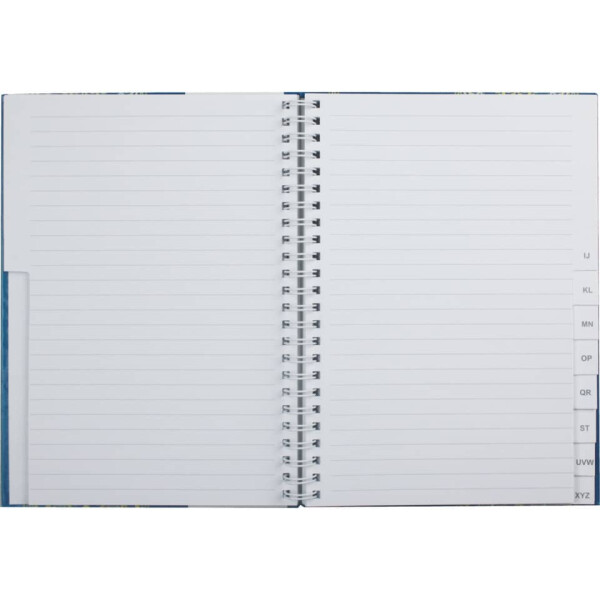 RNK Notizbuch mit Register A-Z "Blue Orient", DIN A5, liniert, 48 Blatt 46504
