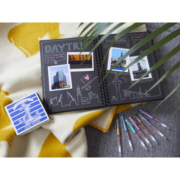 EDDING Gelroller 2185, 0,7mm, blau-metallic 2185-073