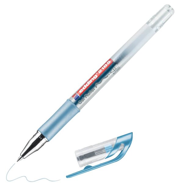 EDDING Gelroller 2185, 0,7mm, blau-metallic 2185-073
