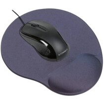 Q-Connect Mousepad schwarz 64020 mit Gelauflage