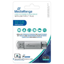 MediaRange USB Stick 3.1 + TypeC 2in1 32GB Kombo