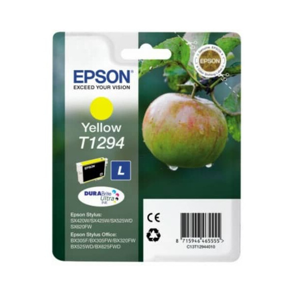 EPSON Original Epson Tintenpatrone gelb (C13T12944012,T1294,T12944012)