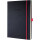 sigel Notizbuch ca. A4 kariert schwarz Red Edition