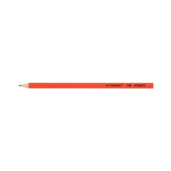 Q-Connect Bleistift HB ohne Radierer rot