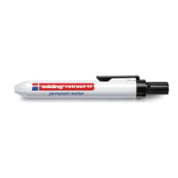 EDDING Permanentmarker Retract 11, Rundspitze, nachfüllbar, 1,5-3mm, schwarz 4-11001