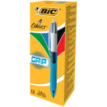 Bic Vierfarbkugelschreiber 4 Colours GRIP, 0,4 mm
