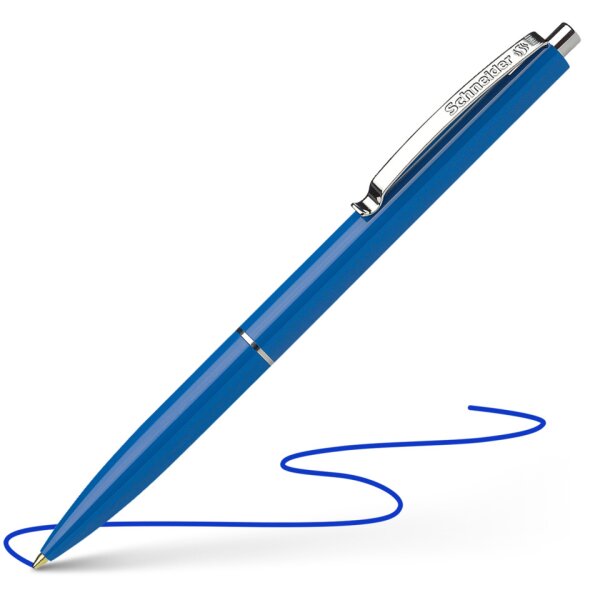 SCHNEIDER Kugelschreiber K 15, Druckmechanik, M, blau, Farbe des Schaftes: blau SN3083