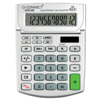 Q-Connect Tischrechner, Solar, 12-stellig