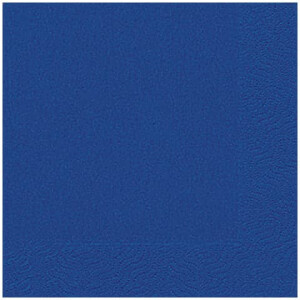 Duni Serviette Zelltuch dunkelblau 3lagig 33 cm, 20 Stück